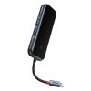 Rozbočovač 5v1 Baseus řady AcmeJoy USB-C na 2xUSB 3.0 + USB 2.0 + USB-C PD + HDMI (tmavě šedý)