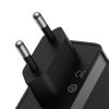 Nástěnná nabíječka Baseus GaN5 Pro 2xUSB-C + USB, 140 W (černá)