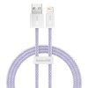 Kabel USB pro Lightning Baseus řady Dynamic 2, 2,4 A, 1 m (fialový)