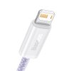 Kabel USB pro Lightning Baseus řady Dynamic 2, 2,4 A, 1 m (fialový)