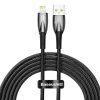 Kabel USB pro Lightning Baseus řady Glimmer, 2,4 A, 2 m (černý)