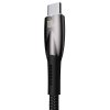 Kabel USB pro USB-C Baseus řady Glimmer, 100 W, 1 m (černý)