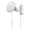 Baseus CW01 Magnetický držák telefonu do auta do větrací mřížky s nabíječkou do auta USB, 15 W + 25 W (bílý)