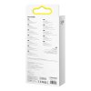 Kabel 3v1 USB Baseus USB 3v1 Baseus Flash Series, USB-C + Micro + Lightning 66W, 1,2 m (modrý)