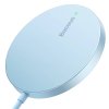 Magnetická bezdrátová nabíječka Baseus Simple Mini 3 15W (modrá)