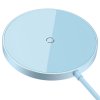 Magnetická bezdrátová nabíječka Baseus Simple Mini 3 15W (modrá)