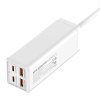 Napájecí lišta s 1 zásuvkou AC, 2x USB, 2x USB-C LDNIO SC1418, EU/US, 2500 W (bílá)