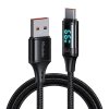 Kabel USB na USB-C Mcdodo CA-1080 s displejem , 66W, 6A, 1,2 m (černý)