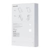 Pouzdro na telefon Baseus Magnetic Crystal Clear pro iPhone 11 Pro (průhledné) s ochranným krytem displeje z tvrzeného skla a čisticí sadou