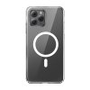 Pouzdro na telefon Baseus Magnetic Crystal Clear pro iPhone 11 Pro Max (průhledné) s ochranným krytem displeje z tvrzeného skla a čisticí sadou