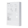 Pouzdro na telefon Baseus Magnetic Crystal Clear pro iPhone 12 (průhledné) s ochranným krytem displeje z tvrzeného skla a čisticí sadou