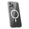 Pouzdro na telefon Baseus Magnetic Crystal Clear pro iPhone 12 Pro (průhledné) s ochranným krytem displeje z tvrzeného skla a čisticí sadou