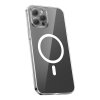 Pouzdro na telefon Baseus Magnetic Crystal Clear pro iPhone 12 Pro Max (průhledné) s ochranným krytem displeje z tvrzeného skla a čisticí sadou