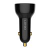 LDNIO C101 Nabíječka do auta, USB + USB-C, 100 W + kabel USB-C na Lightning (černá)