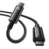 Kabel USB-C na USB-C Baseus Tungsten Gold 240W 3 m (černý)