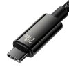 Kabel USB-C na USB-C Baseus Tungsten Gold 240W 3 m (černý)