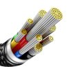 Kabel USB-C na USB-C Baseus Tungsten Gold 240W 3 m (černý)