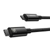Kabel USB-C na USB-C Baseus Tungsten Gold 240W 3 m (černý)
