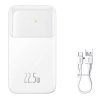 Powerbanka Baseus Comet 10000mAh, 22,5W (bílá)