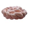 BABY 002354 Dětská postýlka kostkovaný velur špinavě růžová 210 cm