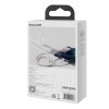 Rychlé nabíjení USB na M+L+C Baseus Superior Data 3,5 A 0,5 m (bílý)