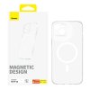 Magnetické pouzdro na telefon pro iP 13 Baseus OS-Lucent Series (čiré)