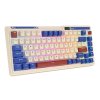 Bezdrátová mechanická klávesnice Royal Kludge KZZI K75 pro RGB, Moment Switch (retro modrá)