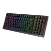 Bezdrátová mechanická klávesnice Royal Kludge RK98 RGB, červené spínače (černá)