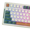 Bezdrátová mechanická klávesnice Royal Kludge RKH81 RGB, Sky cyan switch (zelený)