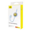 Nabíjecí kabel 3w1 Baseus USB na USB-C, USB-M, Lightning 3,5A, 1,1 m (modrý)