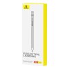 Aktivní stylus Baseus Smooth Writing Series s nabíjením ze zásuvky, blesk (bílý)