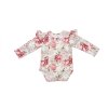 BABY 01192 Dětské body s dlouhým rukávem Peonies 68/74