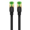 Opletený síťový kabel cat.8 Baseus Ethernet RJ45, 40 Gb/s, 2 m (černý)