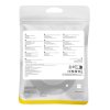 Opletený síťový kabel cat.8 Baseus Ethernet RJ45, 40 Gb/s, 2 m (černý)