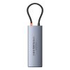 Rozbočovač 10v1 Baseus Metal Gleam II Series, USB-C na 1xHDMI, USB-A (10Gbps), USB-C, 2xUSB-A, Ethernet RJ45, SD/TF karta, mini-jack 3,5mm, USB-C(PD)