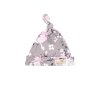 BABY 01312 Dětská čepička Šmoulinka Grey Rose 3-6m