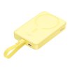 Powerbanka Baseus Magnetic Mini 10000mAh, USB-C 20W MagSafe (žlutá)