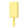 Powerbanka Baseus Magnetic Mini 10000mAh, USB-C 20W MagSafe (žlutá)