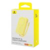 Powerbanka Baseus Magnetic Mini 10000mAh, USB-C 20W MagSafe (žlutá)