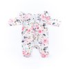 BABY 01329 Dětský župan s dlouhým rukávem Rose 56/62