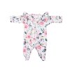 BABY 01331 Dětský župan s dlouhým rukávem Rose 80/86