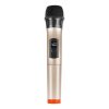 Wireless dynamic microphone UHF PULUZ PU628J 3.5mm (gold)
