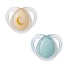 TOMMEE TIPPEE TTP43338095 Smoczki uspokajające NIGHT TIME 0-6m mix 2pak