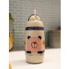 TOMMEE TIPPEE TTP447824 Bidon ze słomką Superstar 266ml szary