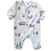 BABY 01592 Dětský župan s dlouhým rukávem Letadla 56/62
