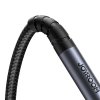 Joyroom SY-A09 Prodlužovací kabel AUX 3,5mm mini jack samice na 3,5mm mini jack samec, opletený, 1,2 m (černý)