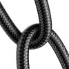Joyroom SY-A09 Prodlužovací kabel AUX 3,5mm mini jack samice na 3,5mm mini jack samec, opletený, 1,2 m (černý)