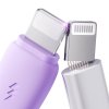 3v1 Joyroom Barevný kabel USB na USB-C/Lightning/Micro USB 3,5 A, 1 m (fialový)