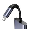 Audio adaptér 2 v 1 Joyroom SY-L02 Lightning na dvojitý Lightning (černý)