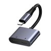Audio adaptér 2 v 1 Joyroom SY-L02 Lightning na dvojitý Lightning (černý)